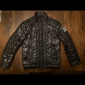 Ed hardy quilted coat